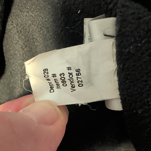 Mens Eddie Bauer First Ascent Black Cargo Fleece Lined Pants W40 L31 Gorpcore - Picture 11 of 13